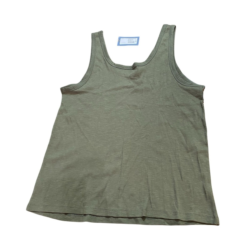 Universal Thread NWT Army Green Tank Top 2X Casual Basic Sleeveless Summer - Picture 2 of 6